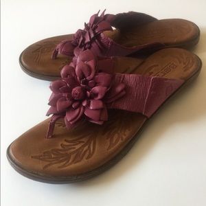 Born Fuchsia Leather handcrafted Footwear Size 8